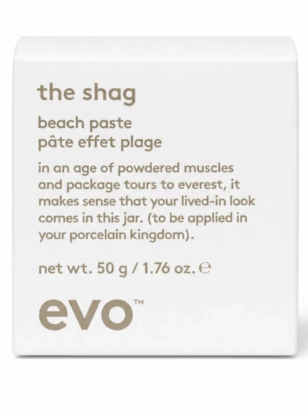 evo “the shag” Beach Paste – Texturizing Hair Styling Cream (1.76 oz)